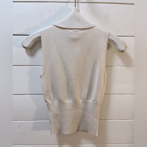 MARCIANO - Sleeveless Turtleneck Knit Top - Size XS - Picture 8 of 8